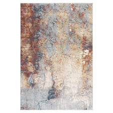 Multi-Coloured Coulee Power-Loomed Rug