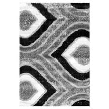 Grey Spade Grandeur Power-Loomed Rug