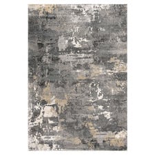 Grey Rouge Metro Power-Loomed Rug