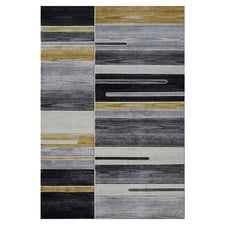Grey & Gold Grain Sonny Power-Loomed Rug