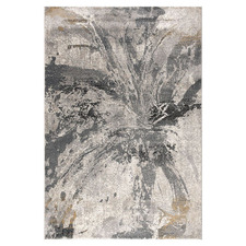 Grey Geyser Metro Power-Loomed Rug