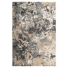 Grey Canvas Metro Power-Loomed Rug