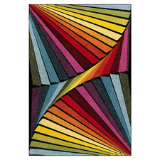 Multi-Coloured Prism Nebula Power-Loomed Rug