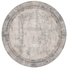 Alexia Hawk Power-Loomed Round Rug