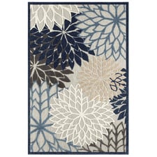 Lucca Blue Indoor/Outdoor Rug