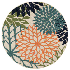 Lucca Amit Indoor/Outdoor Round Rug