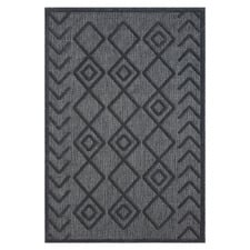 Charcoal Charm Power-Loomed Rug