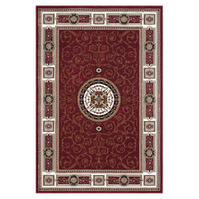 Red Ceres Power-Loomed Rug