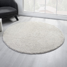 Delaware Geometric Round Rug
