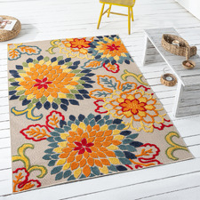 Lancaster Floral Indoor/Outdoor Rug