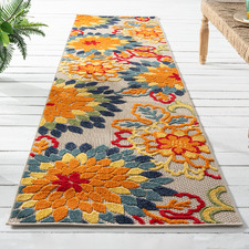 Lancaster Floral Indoor/Outdoor Runner