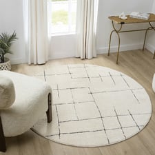 Vanilla Claudia Round Rug