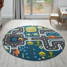 Liam Kids' Round Rug