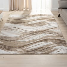Brown Kindred Marble-Look Rug