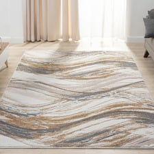 Cream Kindred Marble-Look Rug