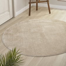 Herrin Power-Loomed Round Rug