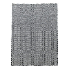 Dove Grey Eye Marrakesh Kilim Wool Rug