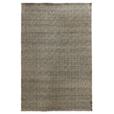 Navy Rustic Diamond Cotton & Jute Rug