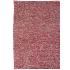 Red Lima Hand-Woven Cotton Rug