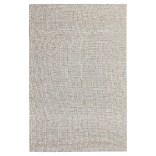 Beige Jacquard Oslo Wool-Blend Rug