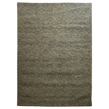 Charcoal Rox Flat-Woven Wool-Blend Rug