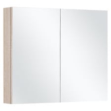 Evos 600mm Oak Mirrored Shaving Cabinet