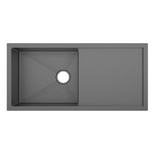 Hanes 960mm Undermount Single Stainless Steel Kitchen Sink with Drainer