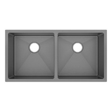 Hanes 880mm Undermount Double Stainless Steel Kitchen Sink