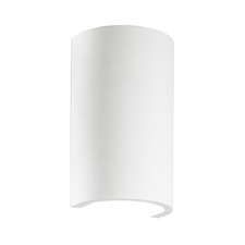 Flash Gesso II Plaster Paintable Wall Sconce