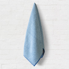 Washed Pebble Cotton-Blend Bathroom Towels