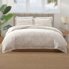 Pebble Palm Cotton Quilt Cover Set