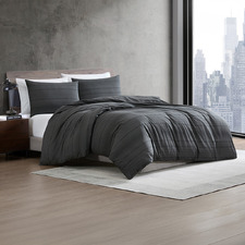 Soho Logo Stripe Cotton Quilt Cover Set