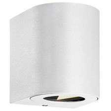 Canto White Aluminium Outdoor Up/Down Wall Light