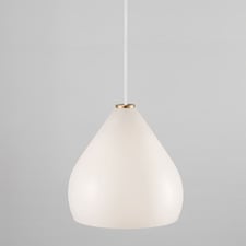 Sence White Frosted Glass Pendant Light