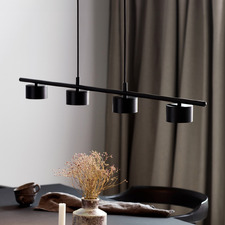 Clyde Steel 4 Light Pendant