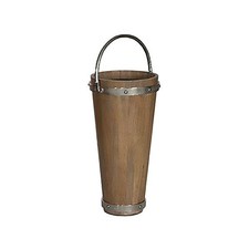 Wood Bucket Umbrella Stand