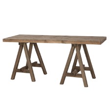 Recycled Wood Trestle Desk