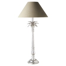 Polished Nickel Pineapple Table Lamps (Set of 2)