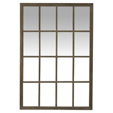 Mindy Wood Panelled Mirror