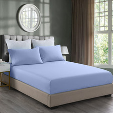Bamboo & Microfibre Fitted Sheet Set