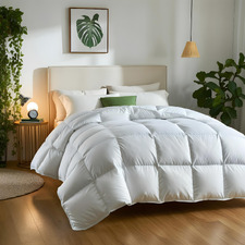 White Xenia Cotton & Silk Winter Quilt