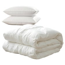 Duck Feather & Down Pillow & Quilt Set