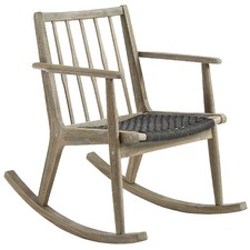 Dark Grey Lozano Outdoor Rocking Chair