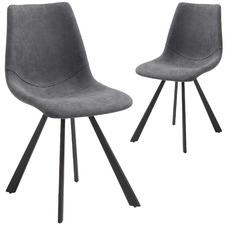 Faux Leather Orleans Dining Chair (Set of 2)