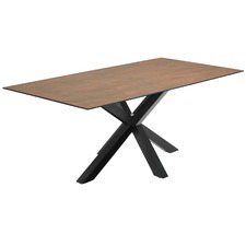 Black & Rust Halvor Dining Table