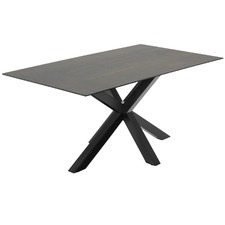 Charcoal & Black Halvor Dining Table