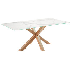 White & Natural Camden Dining Table