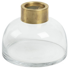 Clear Carisse Glass Vase