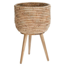 Horace Water Hyacinth Planter with Stand