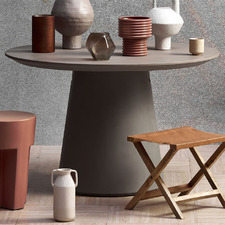 Grey Ponce Cement Table